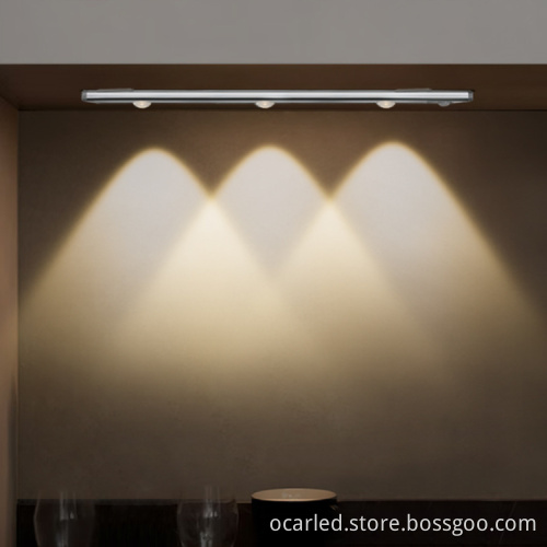 26.5CM 39CM Rechargeable Motion Sensor LED Light for Kitchen and Wardrobe Cabinet